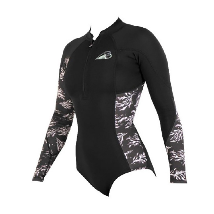 Swimsuit Mini-zip DIVINE BLACK