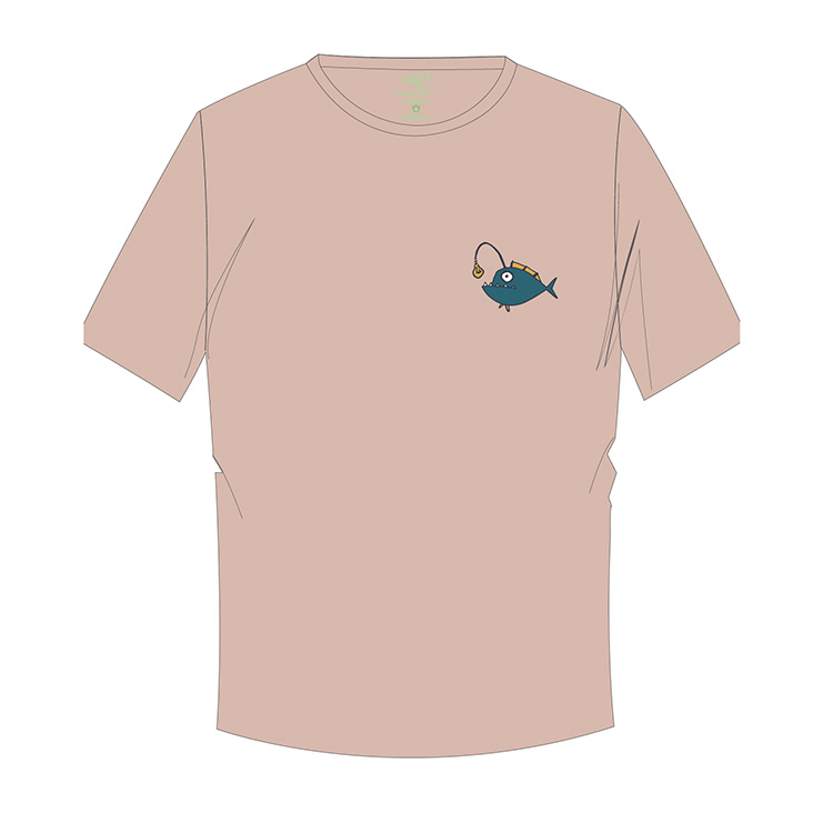 T-shirt SS Bio MONKFISH pink